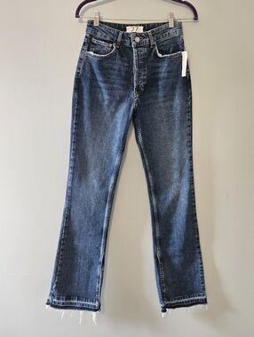 We The Free Women's Dark Blue Straight-Leg Jeans